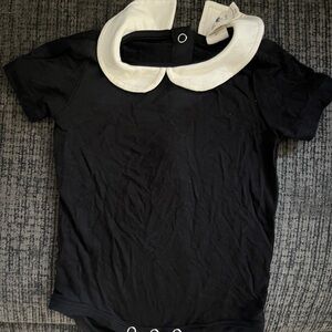 Kate Quinn bamboo collared onesie